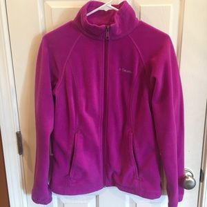 Magenta Columbia Zip-up Fleece